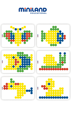 PACK 6 LAMINAS-MODELO DE PLÁSTICO PARA PINCHOS 20 MM.