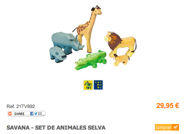 SAVANA - SET DE ANIMALES SELVA